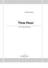 Three Pieces for Viola and Piano