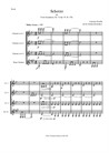Scherzo from Symphony No.9 in E minor 'From the New World'. Arranged for Clarinet Quartet